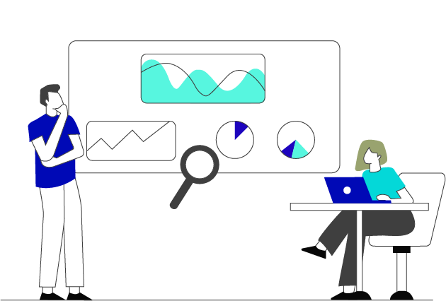 Bedarfsanalysen illustration. Eine selbst erstelle Illustration die zur bildlichen Darstellung dienen soll.